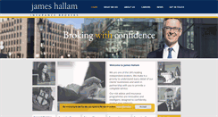 Desktop Screenshot of jameshallam.co.uk