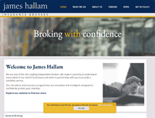 Tablet Screenshot of jameshallam.co.uk